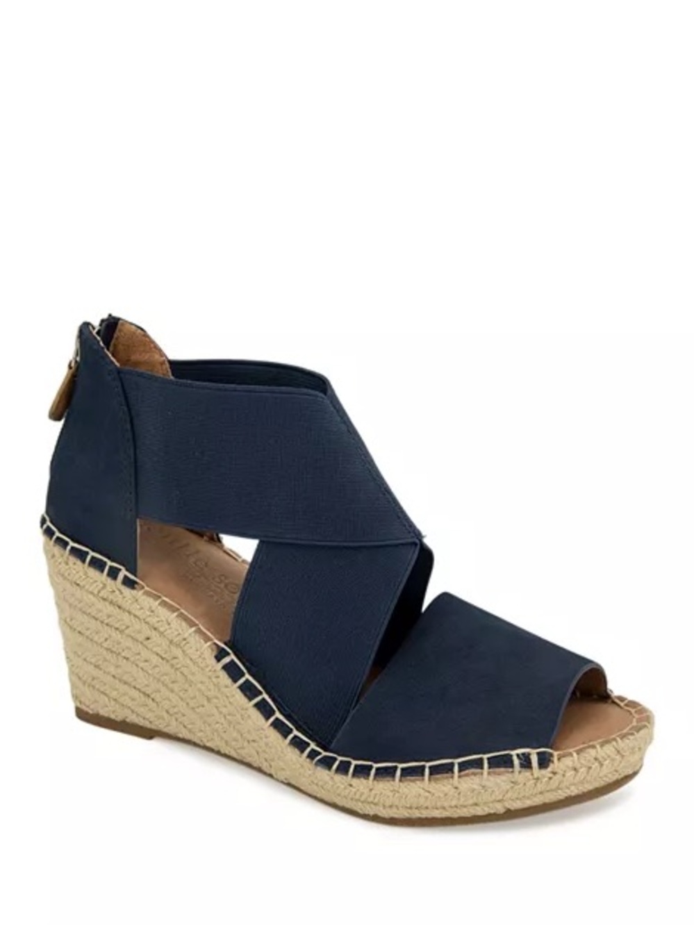 Gentle Souls by Kenneth Cole Colleen X-Elastic Blue Espadrilles Size 8 Like new!